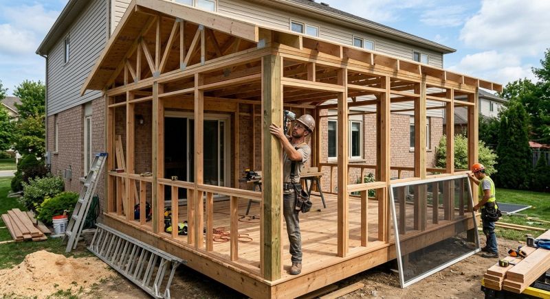 Deck Enclosure Construction in Chattanooga, TN