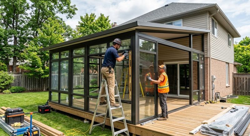 Four Season Room Installation in Asheville, NC