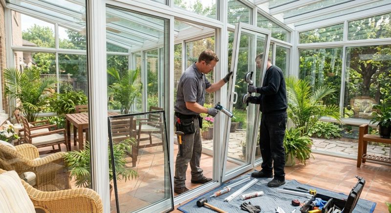 Sunroom Glass Repair in Dallas, TX